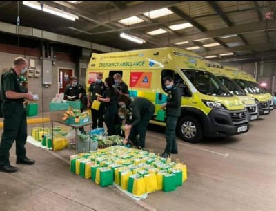 Goodie bags for paramedics | Asda Plymouth