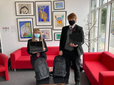 School laptops donation | Asda Dundonald