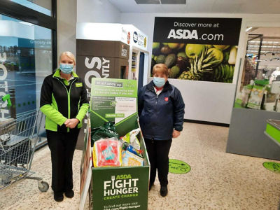 Donations to foodbank | Asda Peterhead