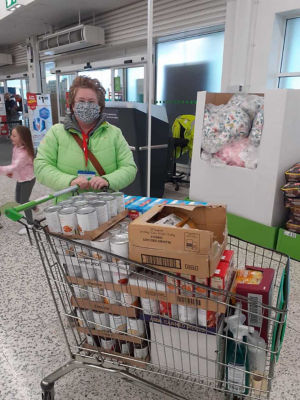 Portchester Food Bank donation | Asda Fareham