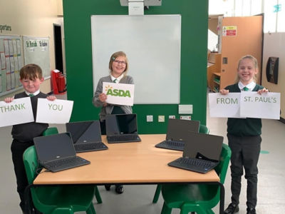 Laptops for St Paul's Primary School  | Asda Hamilton