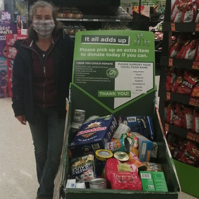 Another full trolly of to our local food bank | Asda Clayton Green