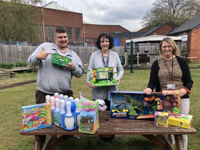 Raffle prizes for roof repair | Asda Perry Barr