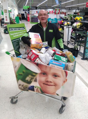 Customers support local foodbank | Asda Stafford