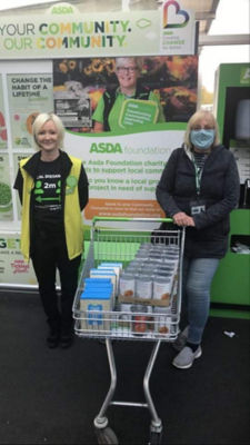 Donation to New Day Church foodbank.  | Asda Clayton Green