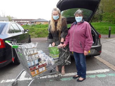 Bettws Food Bank donation  | Asda Newport