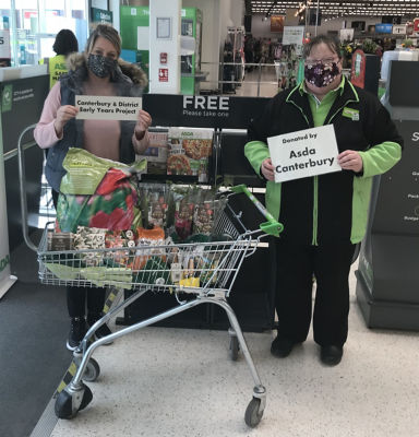 Asda Canterbury supporting local charity readying to welcome back the local community to their community garden. | Asda Canterbury