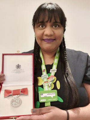 BEM award arrives for community champion Sam | Asda Hayes