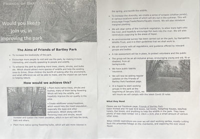 Friends of Bartley Park  | Asda Totton