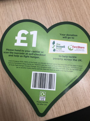 New way to donate £1 | Asda Portadown