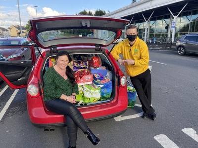 Supporting communities donation Grant for £750 donated to Autism NI | Asda Enniskillen