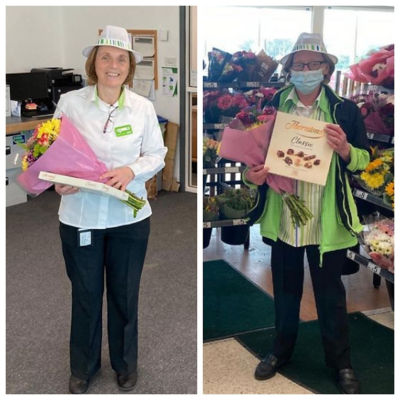Pam and Ann mark 30 years | Asda Merthyr Tydfil