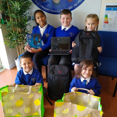 Pupils love new laptops from Asda | Asda Aintree