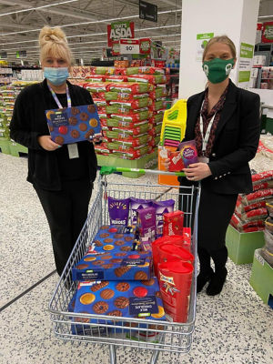 Woodlands Hospice raffle prizes donation | Asda Aintree