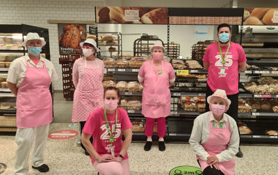Asda colleagues wear pink to honour Tracy | Asda Newport Isle of Wight