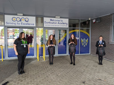 10 laptops for Dumbarton Academy! | Asda Dumbarton
