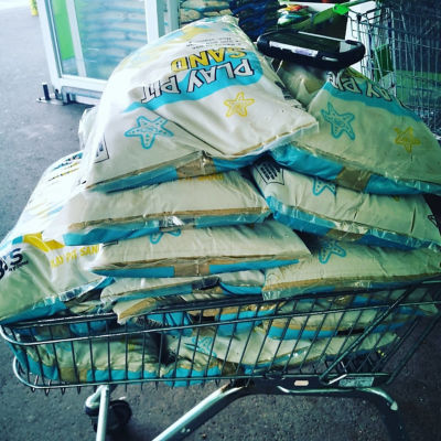 Donating play sand to local nursery ❤️ | Asda St Leonards on Sea
