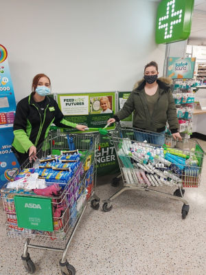 Donation to Cradle Charity  | Asda Farnworth