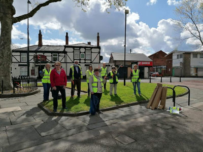Rachel Heydon from Asda Wigan set up the Wigan Litter Pickers