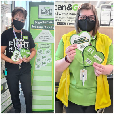 Fight Hunger support | Asda Newport Isle of Wight