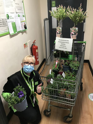 Donations to our local community garden | Asda Pwllheli