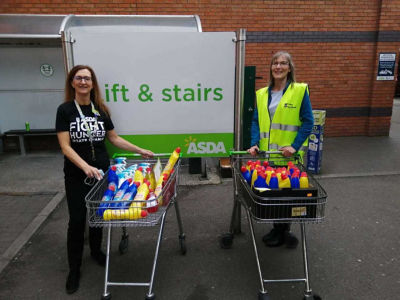 Oadby Foodbank in store today.. | Asda Oadby