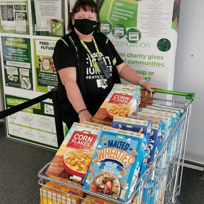Breakfast donations for families | Asda Shoebury