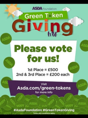 Green token giving is back | Asda Leyton Mills