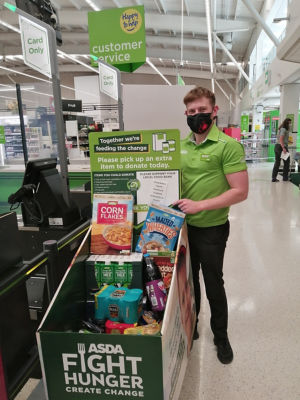 Foodbank support | Asda Clayton Green
