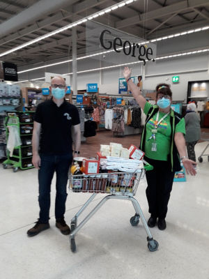 Bethany Christian trust getting an essential top up for their community free cafe and drop in centre.  | Asda Dundee West