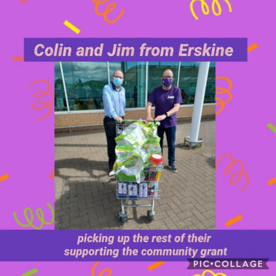 Erskine supporting the community grant | Asda Clydebank