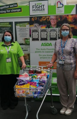 Donation to the perinatal mental health mother and baby unit at Chorley hospital | Asda Clayton Green