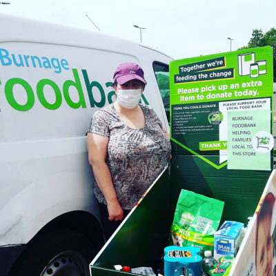 Burnage Foodbank donation | Asda Reddish