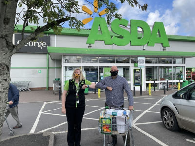 Riversmeet donation for Target 100 | Asda Gillingham