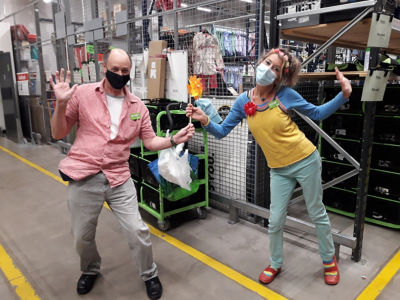 Wearing colours with PRIDE | Asda Barnstaple