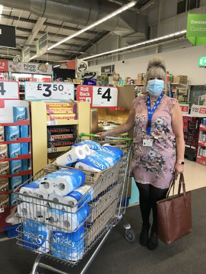 Foodbank donation  | Asda Tonypandy
