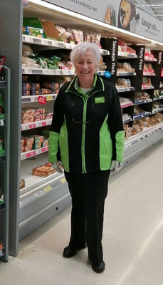 Rita Moss has worked at Asda Clayton Green for 40 years