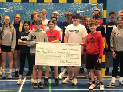 Poole Phoenix Handball Club donation | Asda Poole