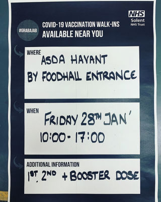 Vaccination Bus in Store | Asda Havant