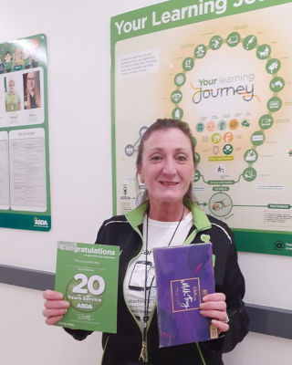 Lesley celebrates 20 years of service  | Asda Gosforth