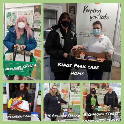 A busy day of donations for Asda Ashton | Asda Ashton