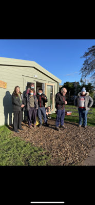 Elm Tree Farm visit to meet volunteers and service users . | Asda Longwell Green