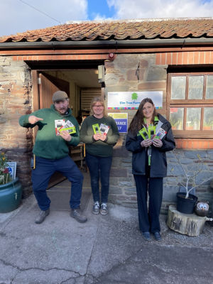 Elm Tree Farm visit to meet volunteers and service users . | Asda Longwell Green