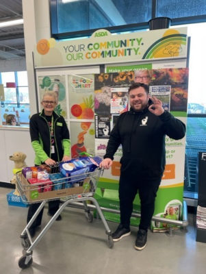 Donation to Andy's Man Club Chorley | Asda Chorley