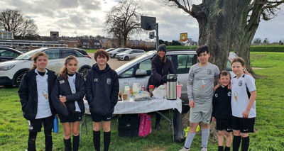 Donation to girls football team | Asda Cambridge