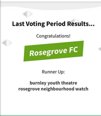 Green Token Winners.  | Asda Burnley