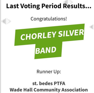 Congratulations to Chorley Silver Band 1st place winning £500 | Asda Clayton Green