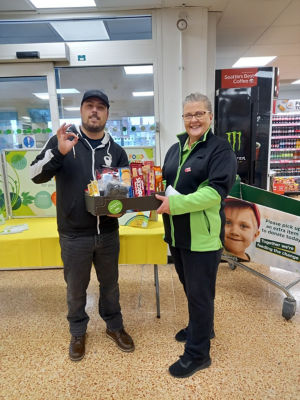 Andys Man Club donation | Asda Grimsby