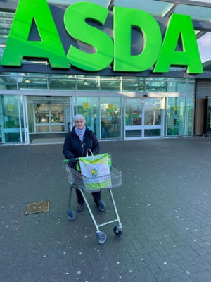 Dyce & District Friendship Club have restarted and Mary was delighted with our donation of biscuits to keep them going. | Asda Dyce