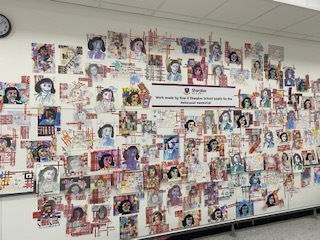 Sharples Secondary school  HMD art work on display at the Bolton store.  | Asda Bolton